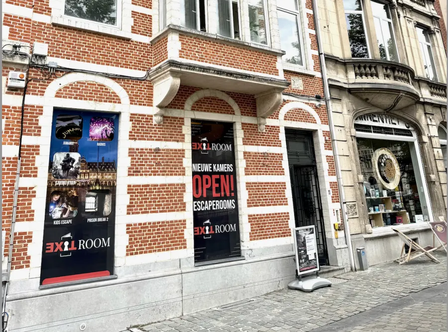 The ExitRoom storefront on the Ladeuzeplein in Leuven